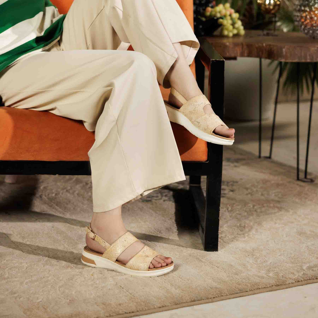 Beige Formal Sandal for Women
