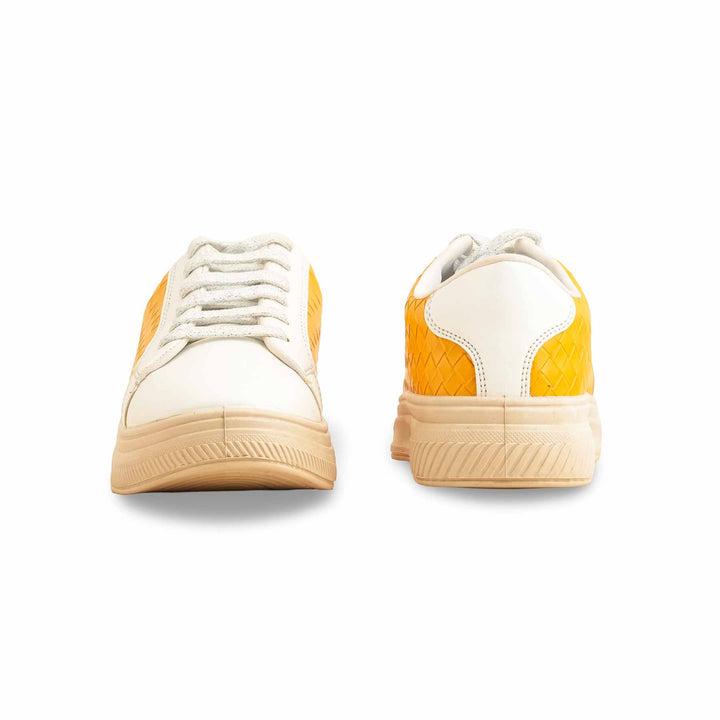 Yellow Casual Sneaker For Ladies AT7309