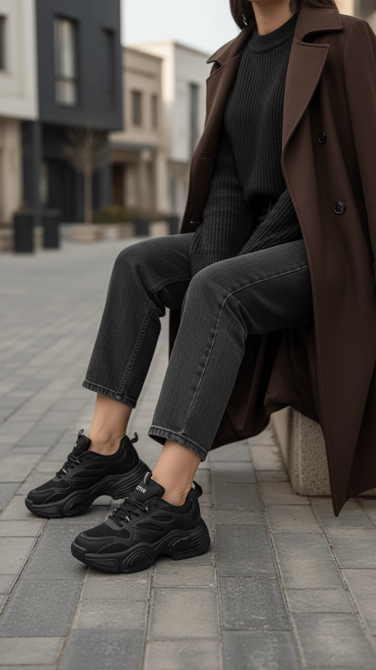 Black Casual Sneaker AT7340