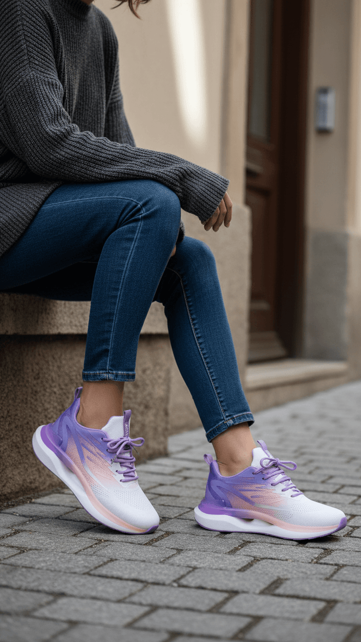 Purple Casual Women Sneaker AT7353