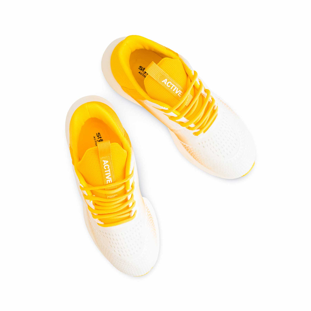 Yellow Casual Sneaker For Ladies AT7357