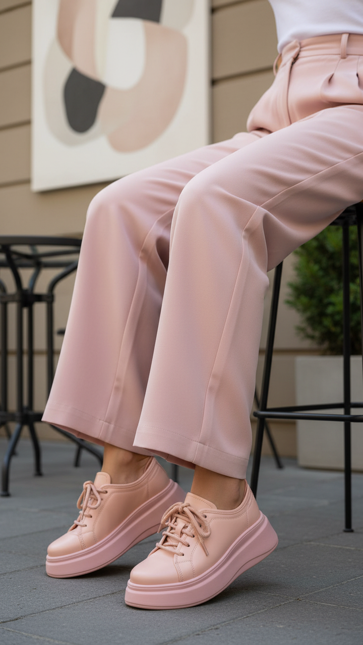 Pink Casual Women Sneaker AT7366