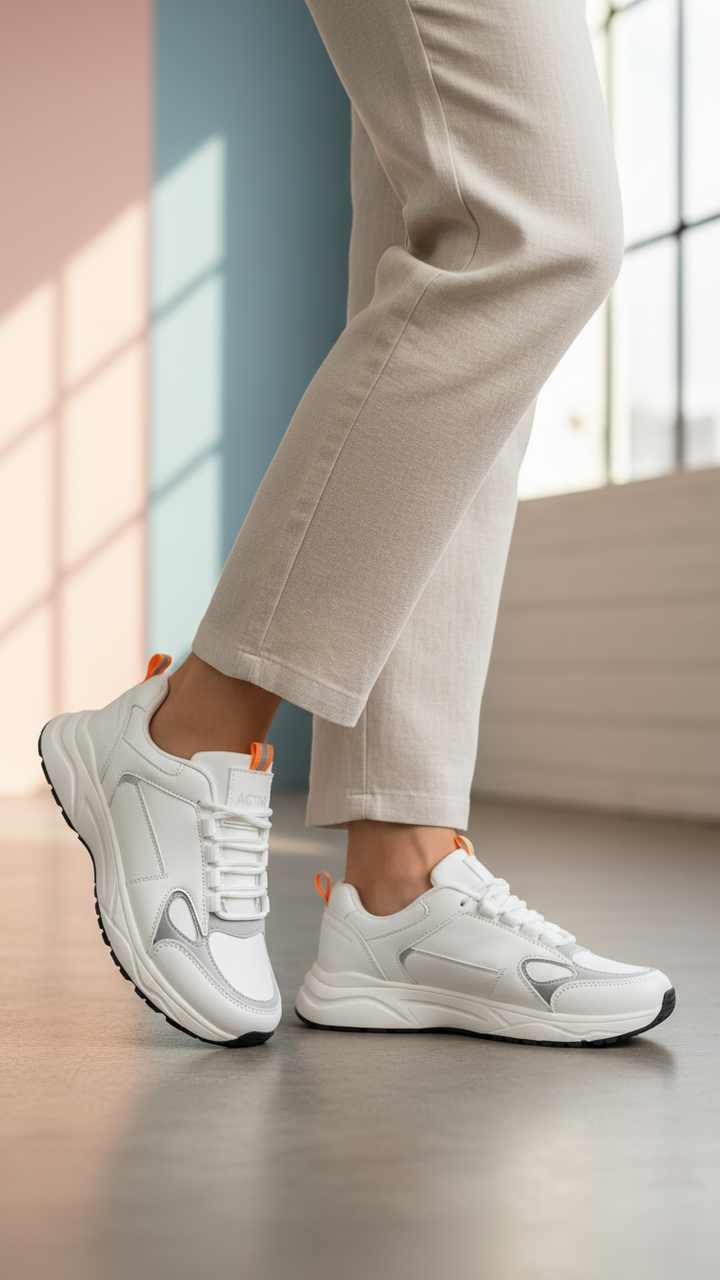 White Casual Sneaker AT7383