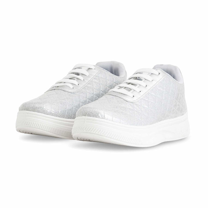 Silver Casual Women Sneaker AT7406