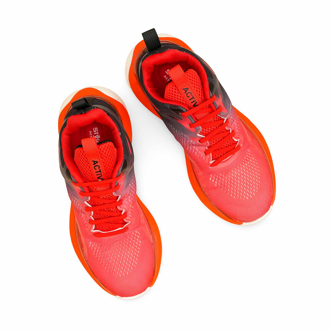 Red Casual Sneaker For Women AT7410