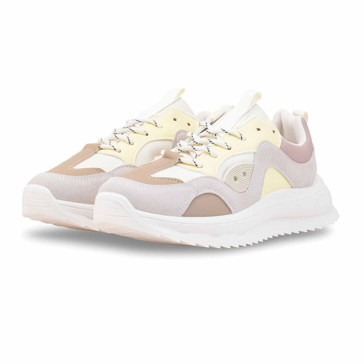 Beige Sneaker For Ladies AT7443