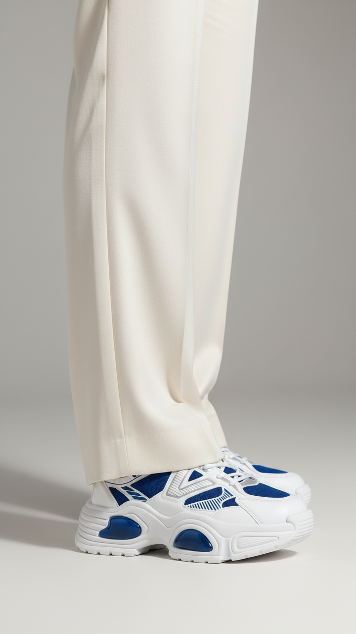 White Causal Sneaker For Women AT7449