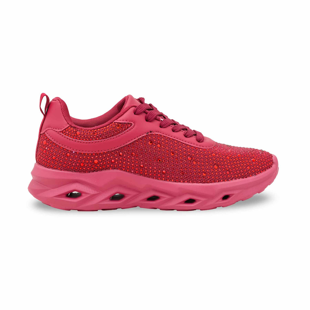 Maroon Casual Women Sneaker AT7451