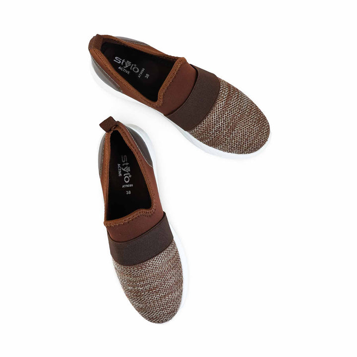 Brown Casual Sneaker For Women AT9098