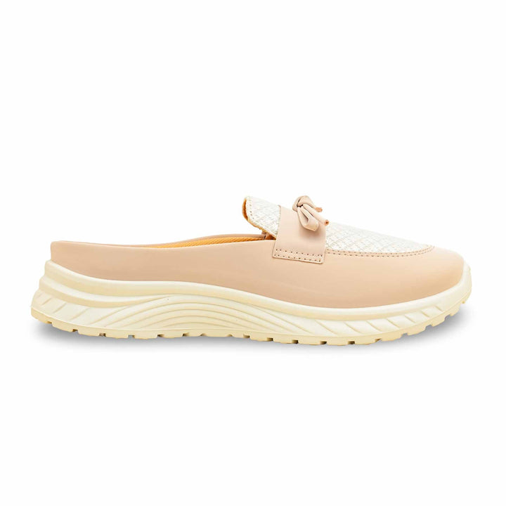 Golden Casual Sneaker For Ladies AT9108