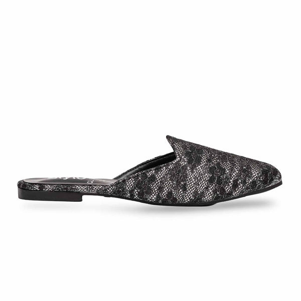 Black Casual Mule CL1827