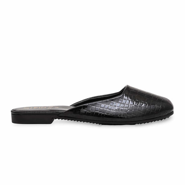 Black Casual Mule CL1858