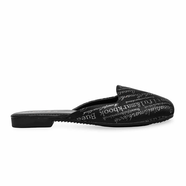 Black Mule Chappal CL1859