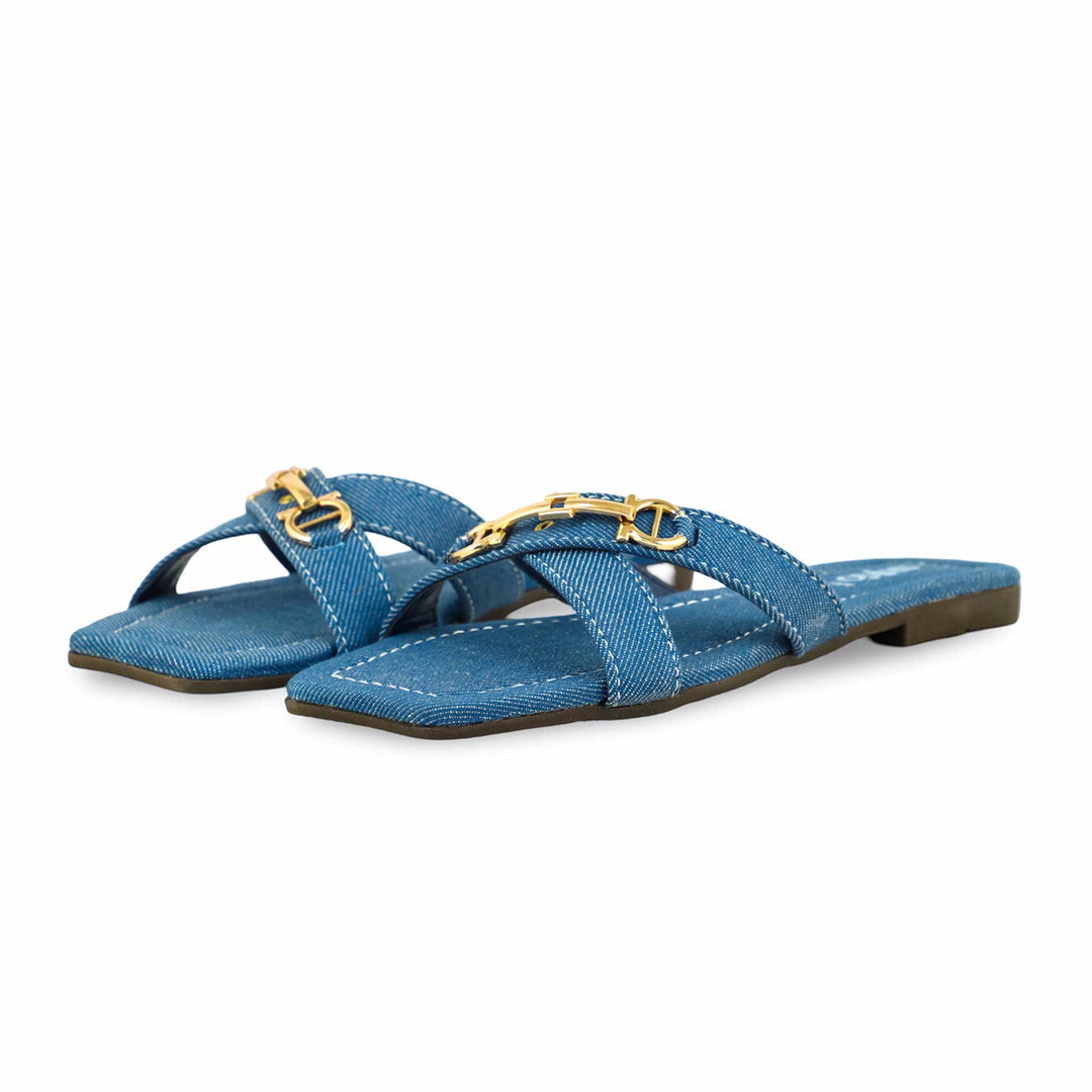 Blue Casual Slipper For Ladies CL1878