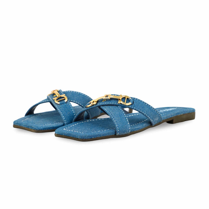 Blue Casual Slipper For Ladies CL1878