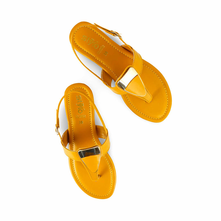 Mustard Casual Chappal For Ladies CL1882