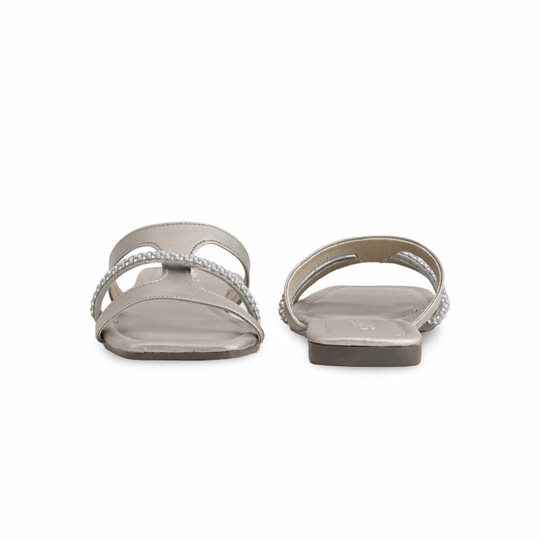 Grey Casual Slipper For Ladies CL1884