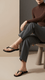 Black Casual Chappal CL1886