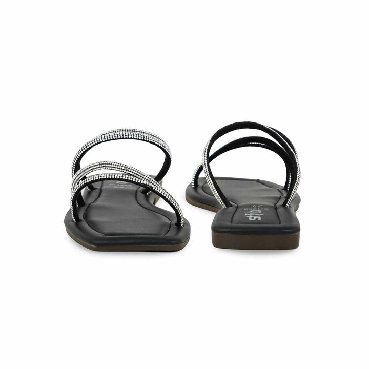 Black Casual Chappal CL1892