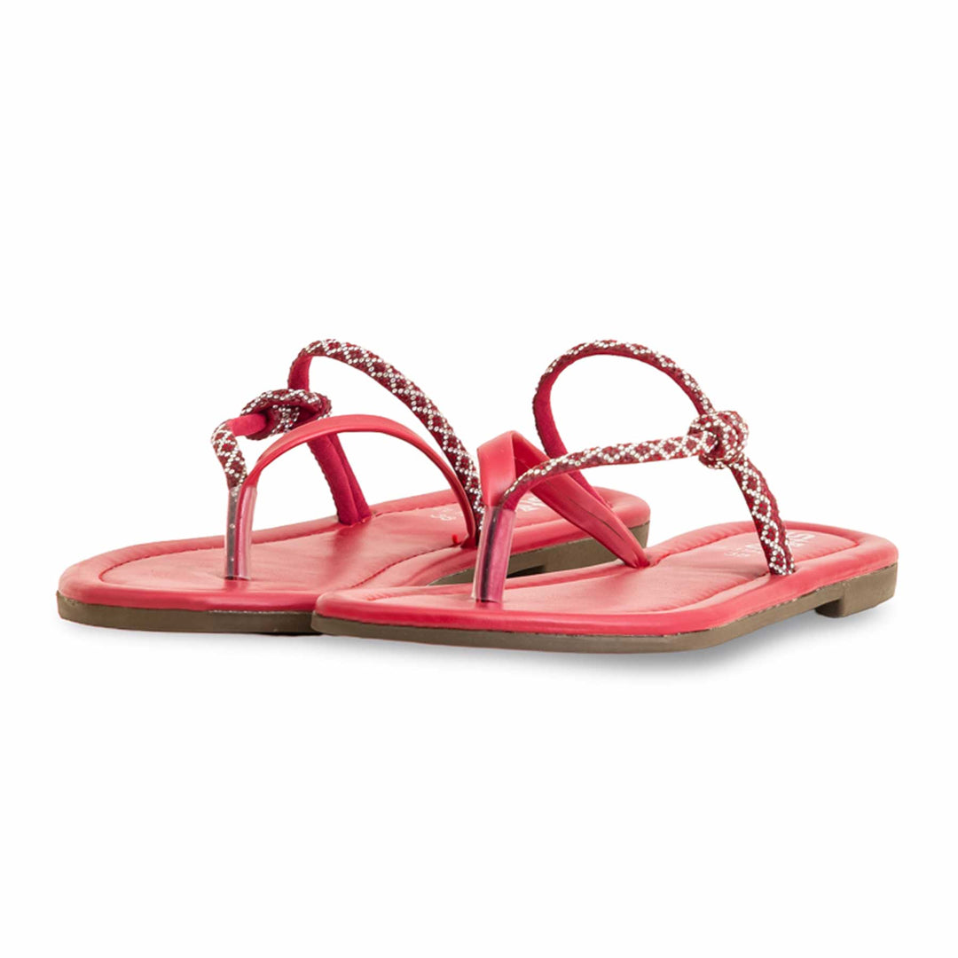 Maroon Casual Chappal For Ladies CL1906