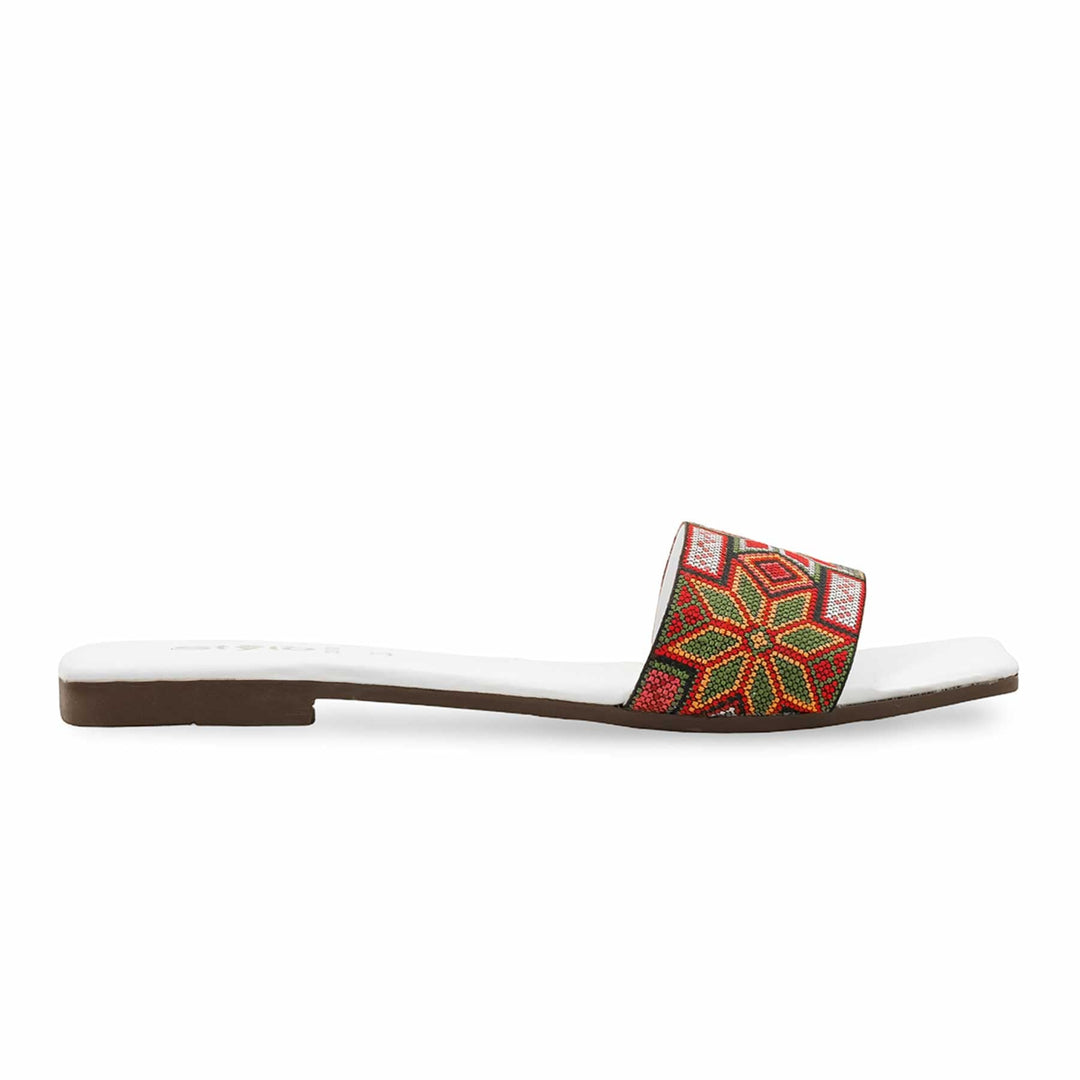 White Casual Slipper CL1910