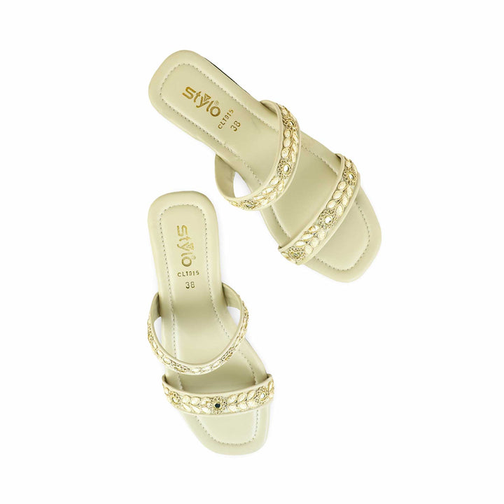 Cream Casual Slipper For Women CL1915