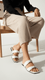 White Casual Slipper For Ladies CL1918