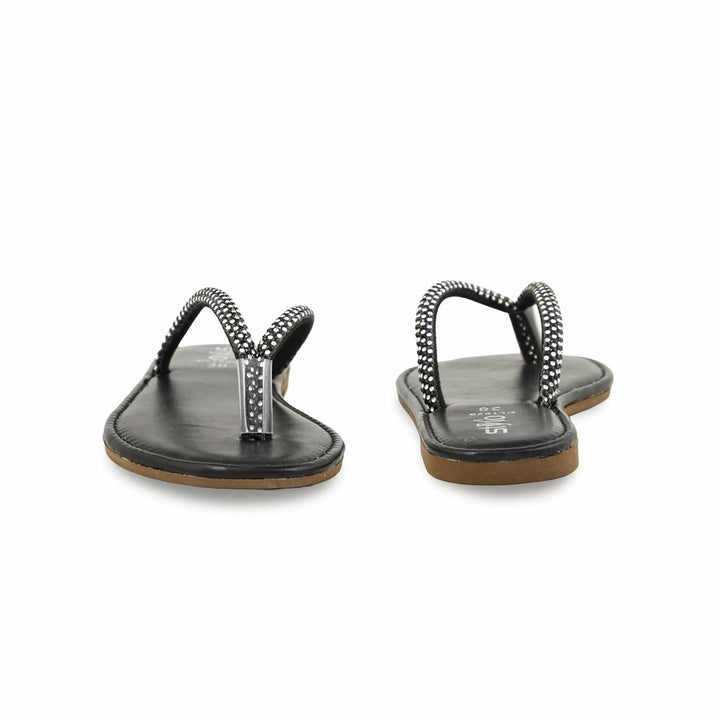 Black Casual Women Chappal CL1929
