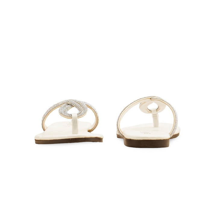 White Casual Chappal CL1934