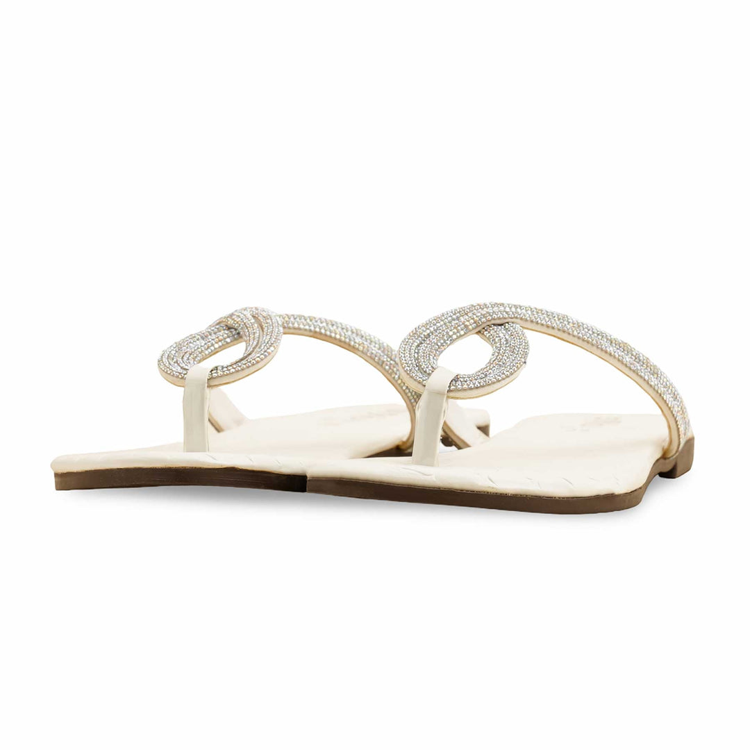White Casual Chappal CL1934
