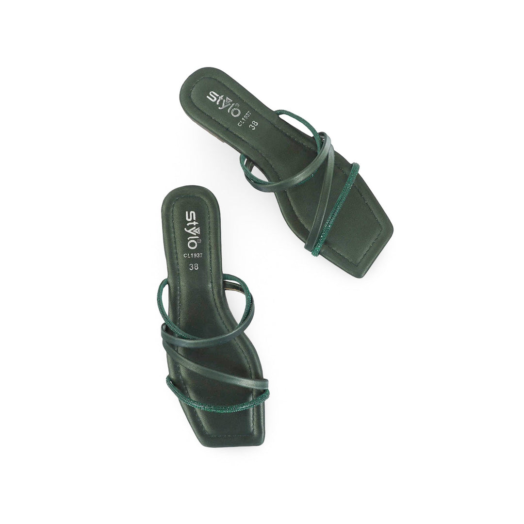 Green Casual Slipper CL1937