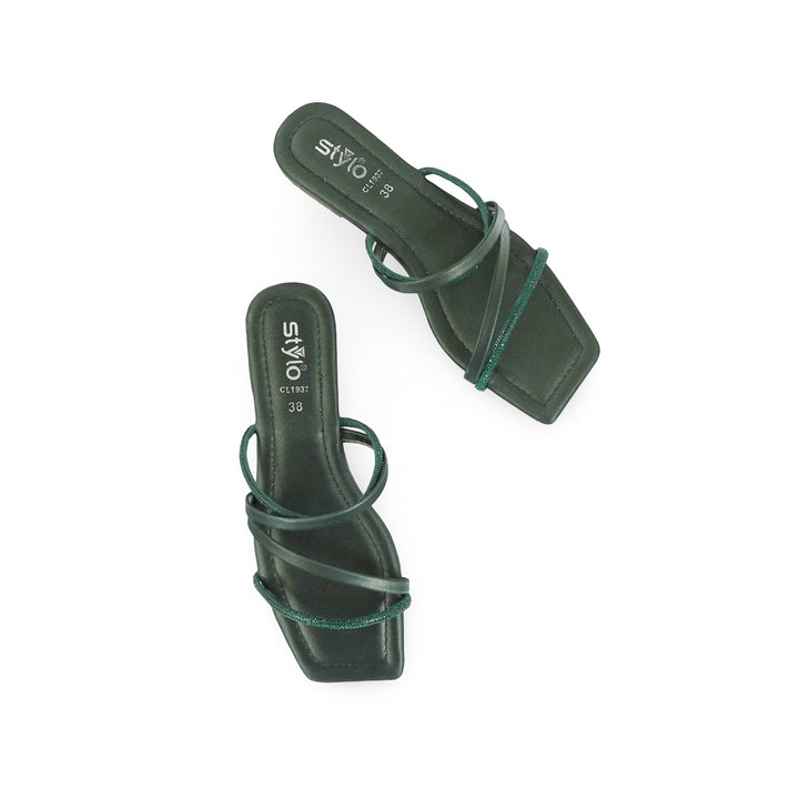 Green Casual Slipper CL1937
