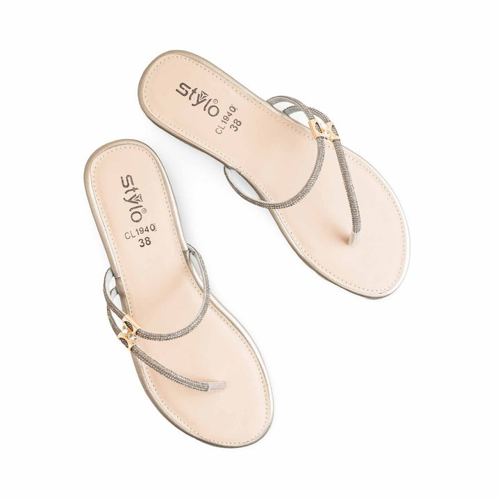 Grey Casual Chappal For Ladies CL1940