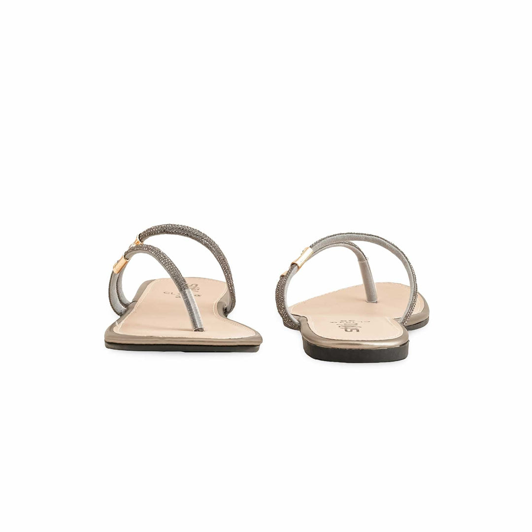 Grey Casual Chappal For Ladies CL1940