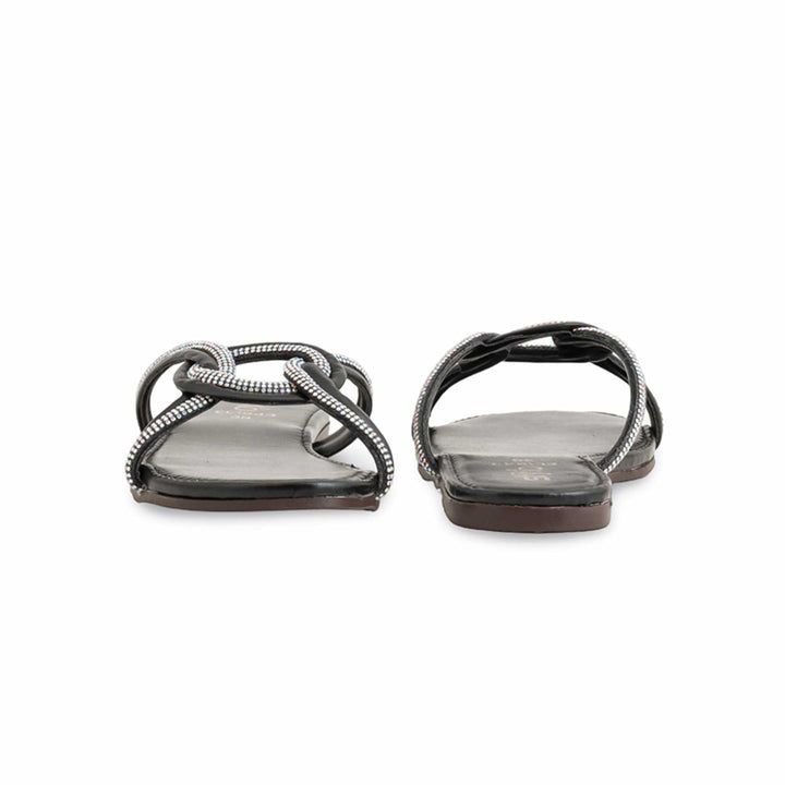 Black Casual Slipper For Ladies CL1943