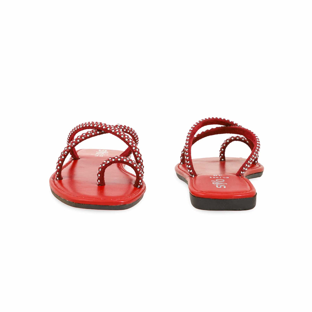 Maroon Casual Chappal CL1961
