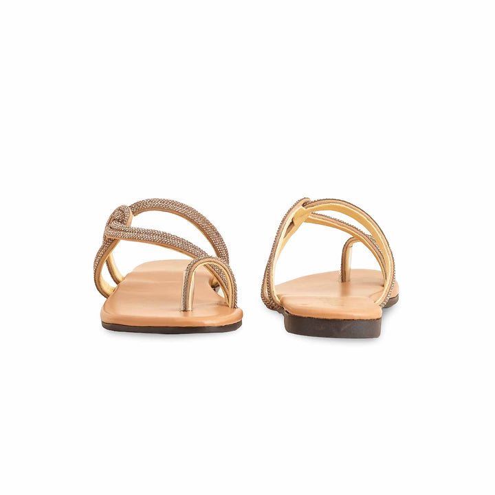 Golden Casual Chappal For Women CL1966
