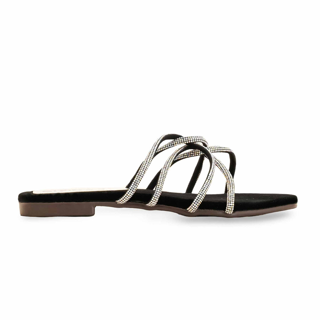 Black Casual Slipper For Ladies CL1972