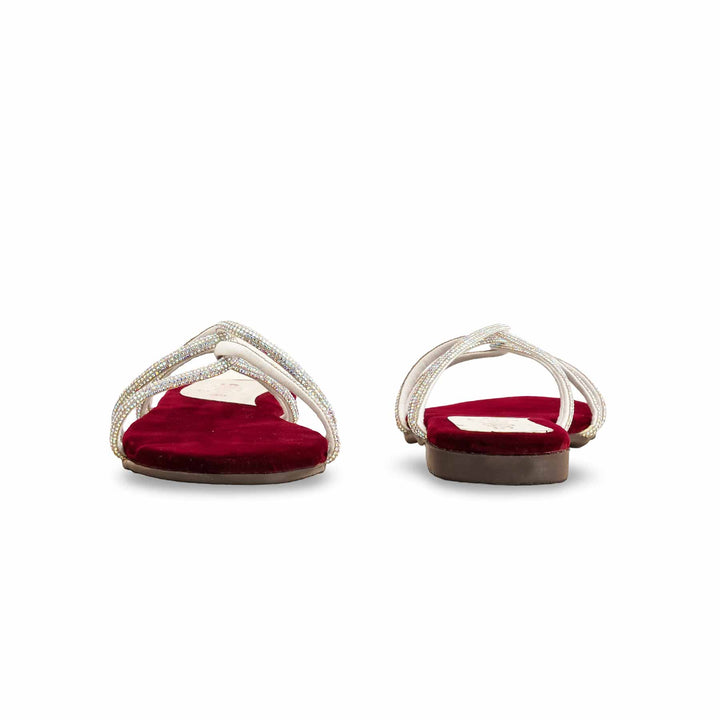 Maroon Casual Slipper For Women CL1972