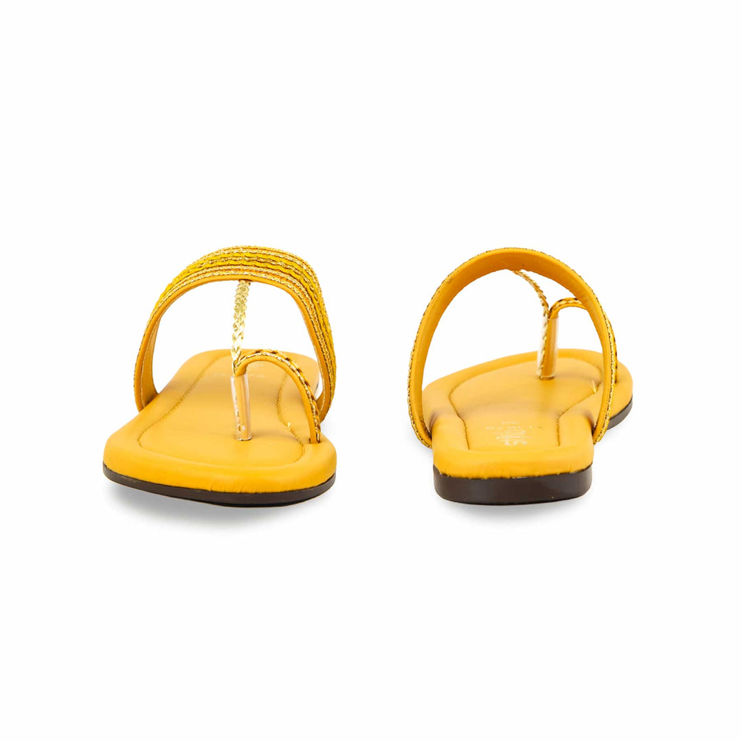 Mustard Casual Chappal For Ladies CL1975