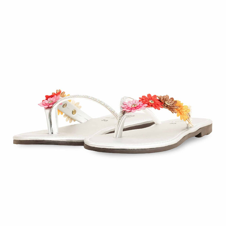 Silver Casual Chappal CL1979