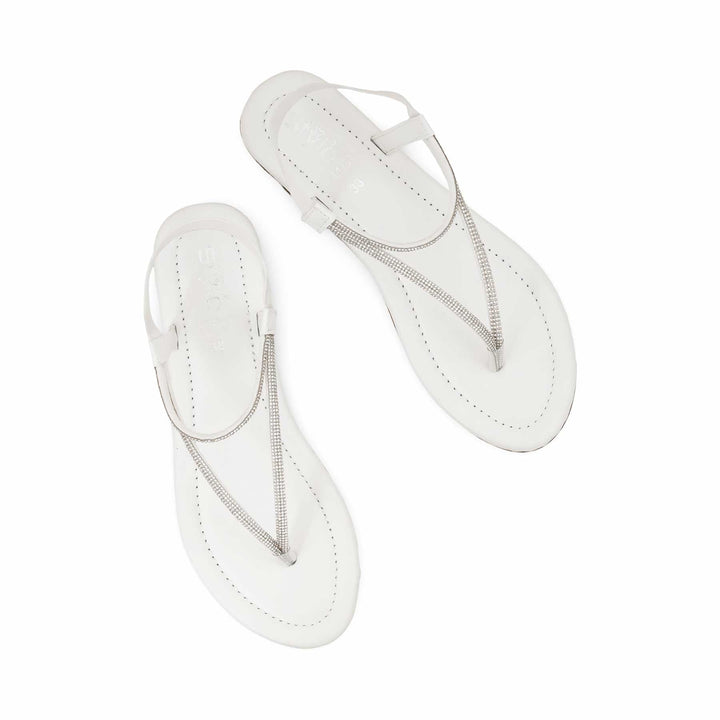 White Casual Chappal CL1981