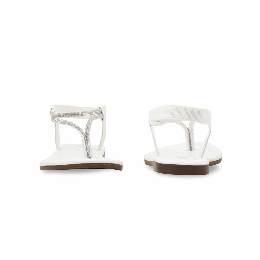 White Casual Chappal CL1981