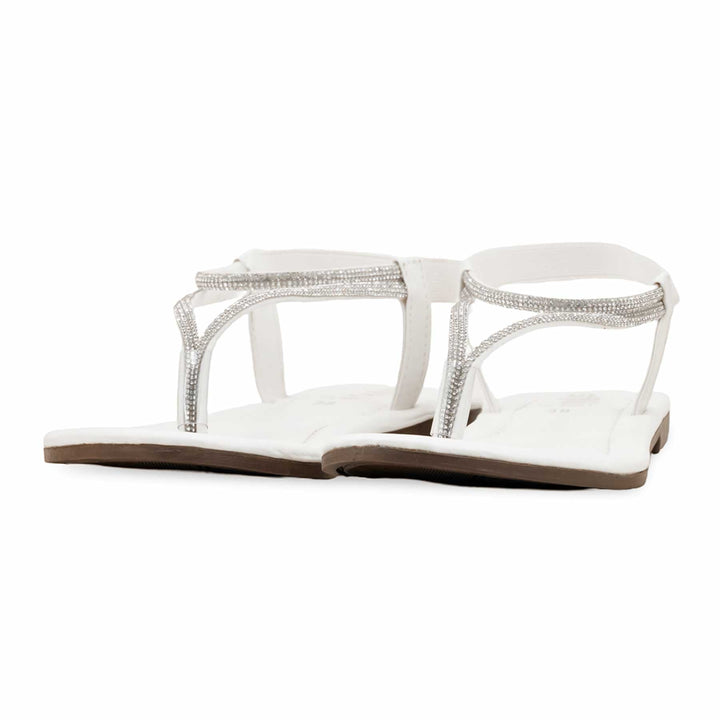 White Casual Chappal CL1981