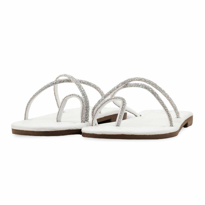White Casual Chappal CL1986
