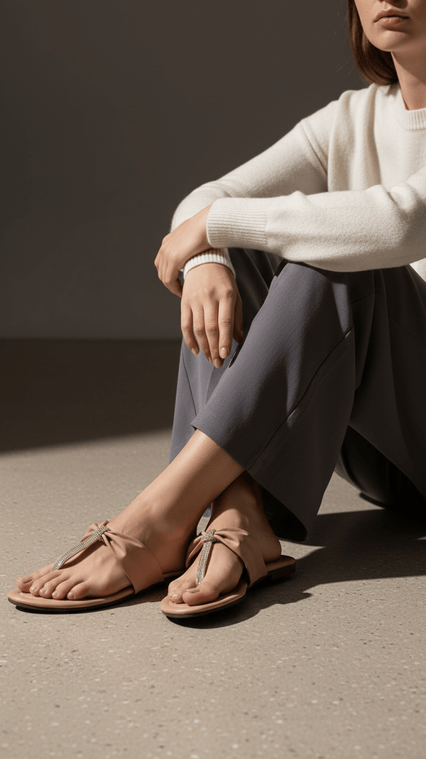 Beige Casual Chappal CL1989