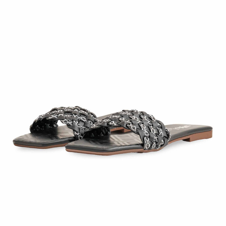 Black Casual Slipper CL1991