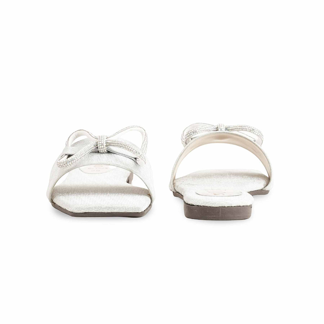 Silver Casual Women Slipper CL1992