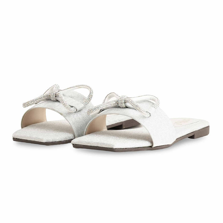 Silver Casual Women Slipper CL1992