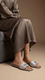 Silver Casual Slipper CL2020